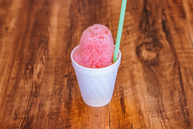 Mexican snow cone raspa