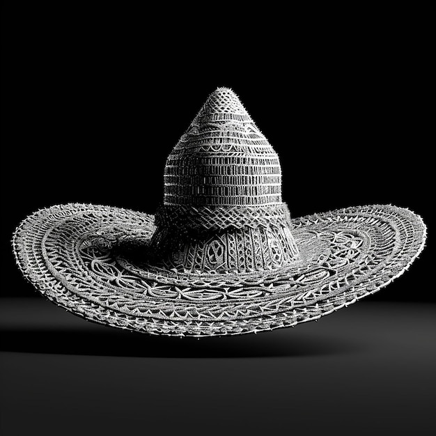 Photo mexican sombrero simple