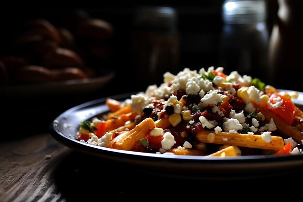 Mexican Street Corn Pasta Salad with Cotija Chees