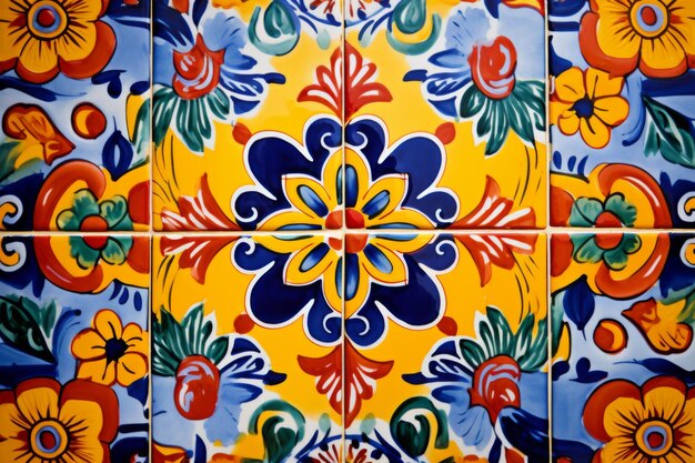 Photo mexican talavera tiles