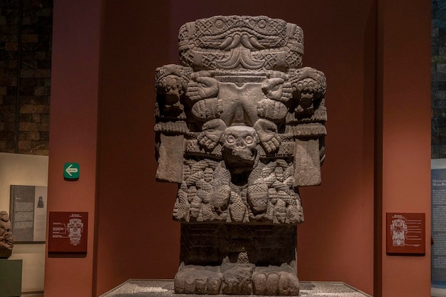 MEXICO CITY, MEXICO - JANUARY 31 2019 - mexico city anthropology museum