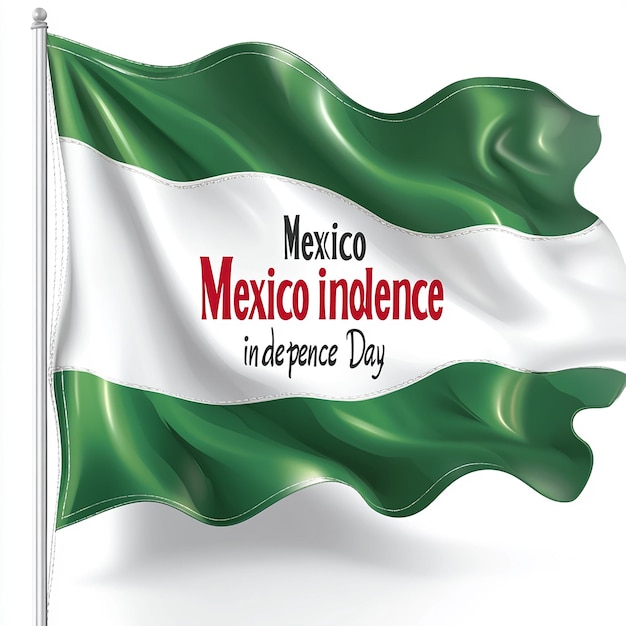 Photo mexico flag mexico independence day