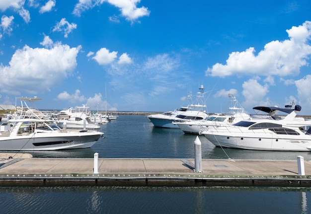 Mexico marina and yacht club in Veracruz Heroica on the Gulf of Mexico