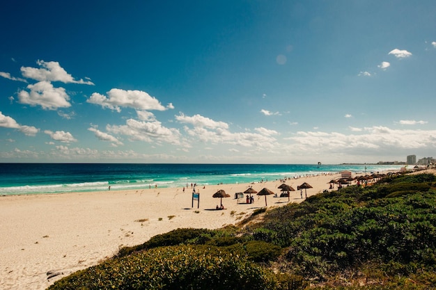 Mexico Playa Delfines December 2019 Beautiful beach in Cancun