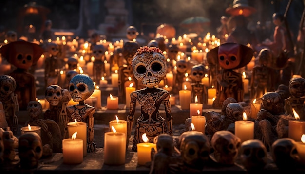 Mexico's Day of the Dead Mexico celebrates the Day of the Dead on November 1st and 2nd each year