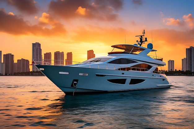 Miami luxury yacht life photography