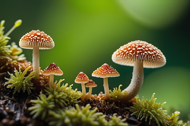 Micro Shot Enchanting Poison Mushroom CloseUp