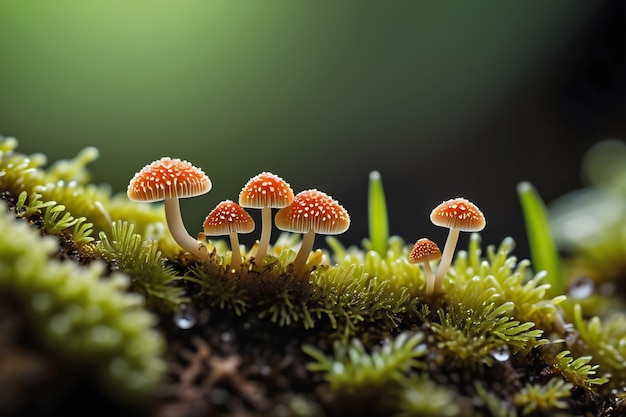 Micro Shot Enchanting Poison Mushroom CloseUp