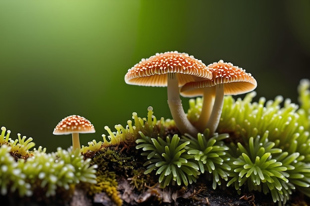 Micro Shot Enchanting Poison Mushroom CloseUp