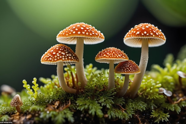 Micro Shot Enchanting Poison Mushroom CloseUp