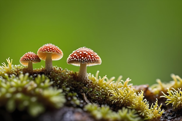 Micro Shot Enchanting Poison Mushroom CloseUp