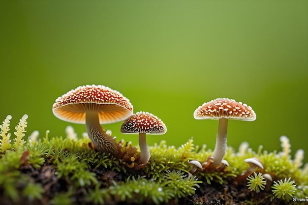 Micro Shot Enchanting Poison Mushroom CloseUp