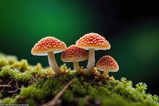 Micro Shot Enchanting Poison Mushroom CloseUp