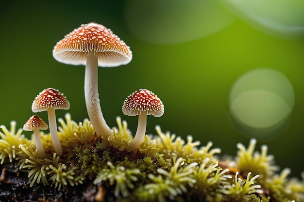 Micro Shot Enchanting Poison Mushroom CloseUp