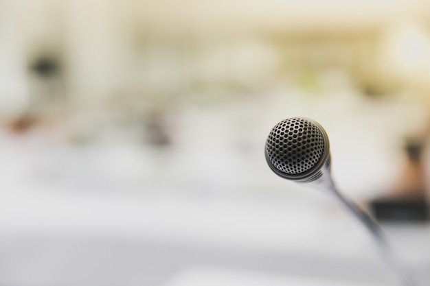 Photo microphone in the meeting room