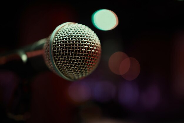 Microphone Microphone closeup A pub Bar A restaurant Classical music Music