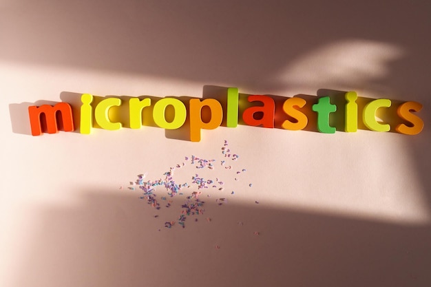 Microplastic in water and food Danger to people and the environment Global warming problem