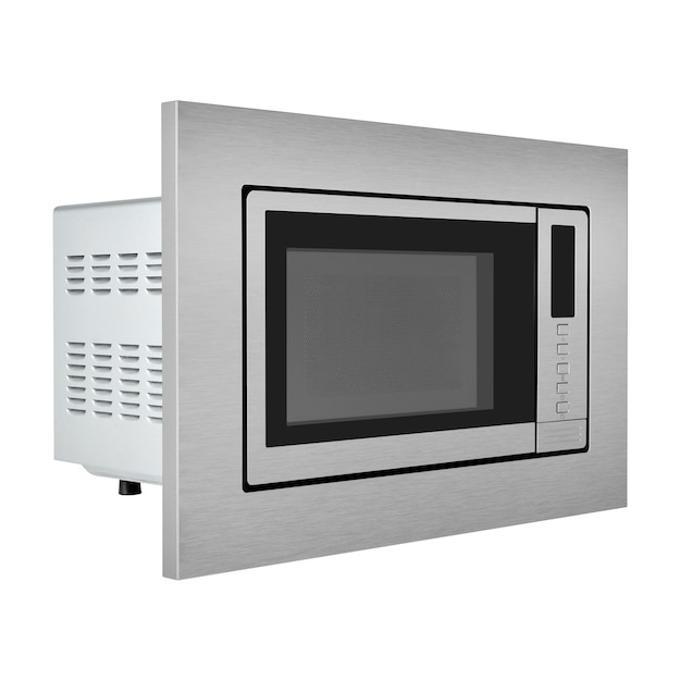 Microwave oven isolated on white background