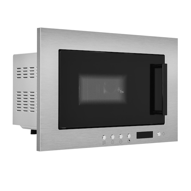 Microwave oven isolated on white background