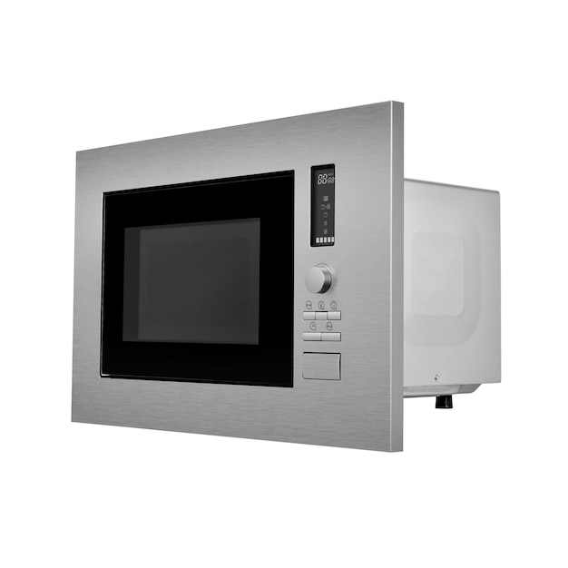 Microwave oven isolated on white background