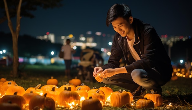 Mid autumn festival photography Creative festival photoshoot