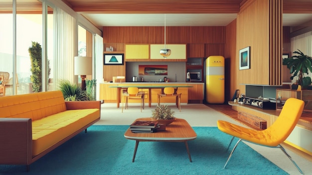 MidCentury Modern Living Room