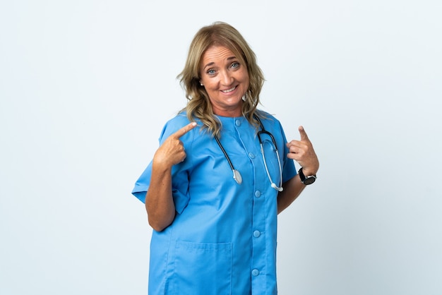 Middle aged surgeon woman