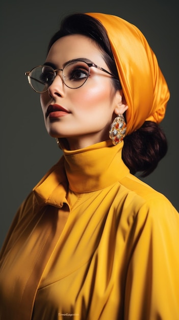 Middle East Woman wearing glasses