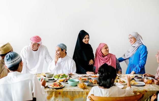 Middle Eastern Suhoor or Iftar meal