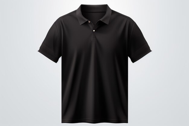 Midnight Elegance A Black Polo Shirts Story on White or PNG Transparent Background