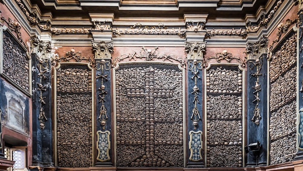 Milan Italy Ossuary Chapel in San Bernardino alle Ossa Church