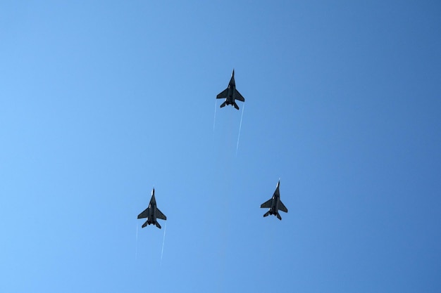 Military air force parade in Kiev on the Independence Day of Ukraine August 24, 2018