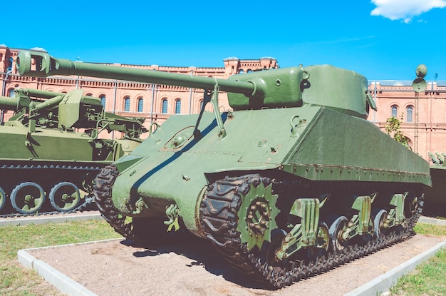 Military old tank