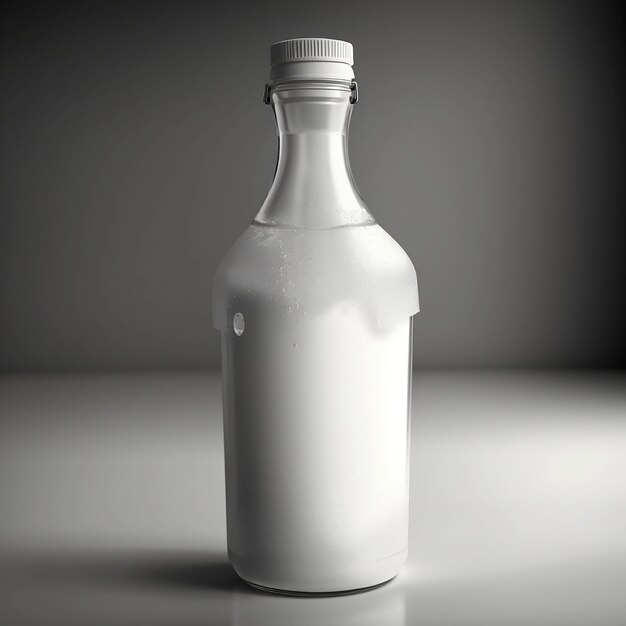 milk bottle mock up