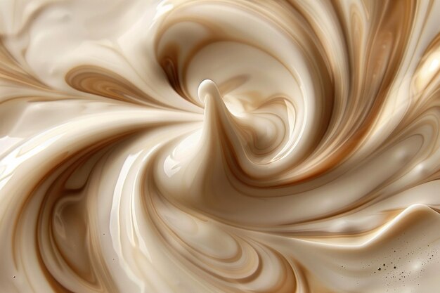 milk coffee swirls background