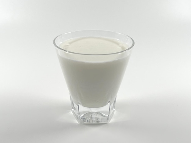 Milk in glass or bottle for world milk day photo