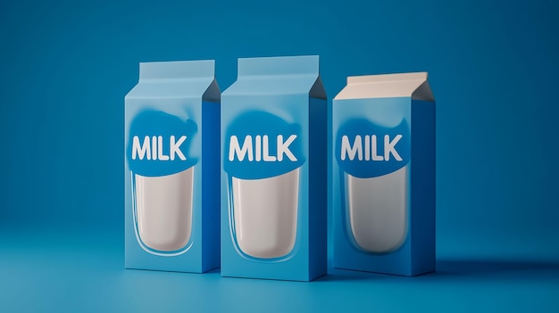 Photo milk packaging