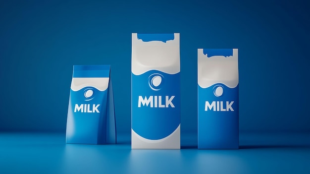 Photo milk packaging