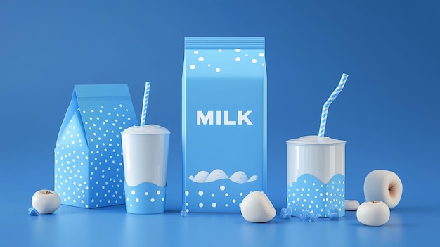 Photo milk packaging