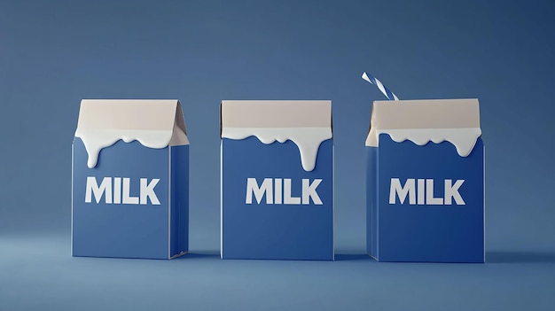 Photo milk packaging