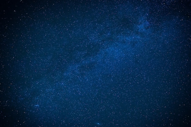 Milky way on the dark night sky. Stars on cosmos background