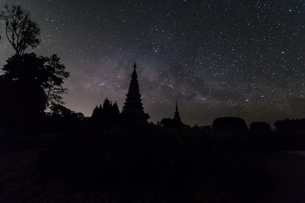 milky way over doi inthanon