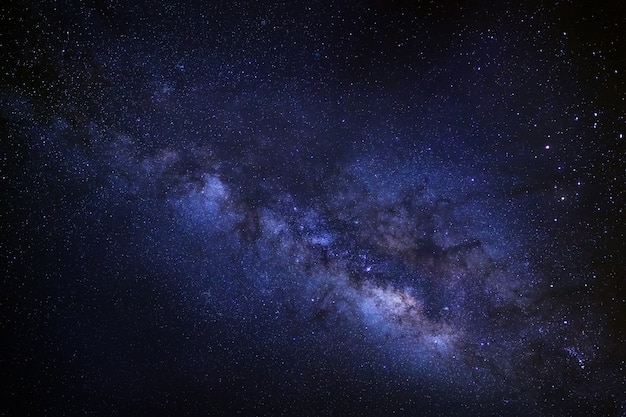 Milky way galaxy with stars and space dust in the universe