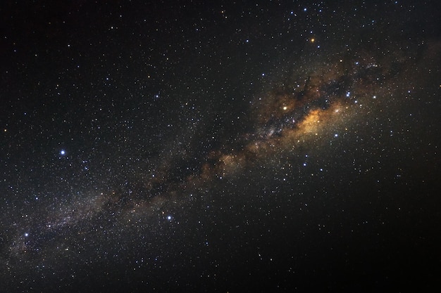 Milky way galaxy with stars and space dust in the universe