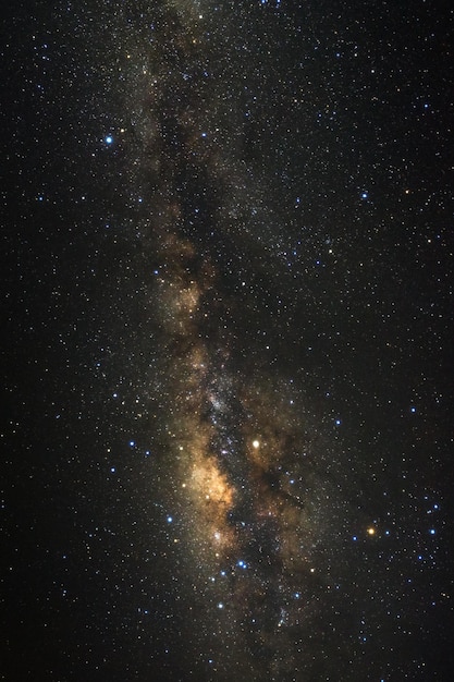 Milky way galaxy with stars and space dust in the universe