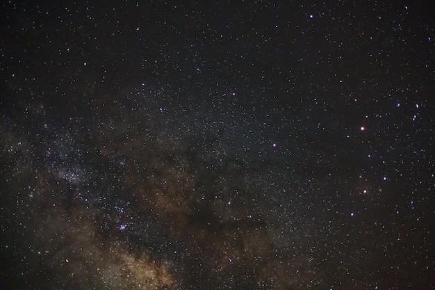 Milky way galaxy with stars and space dust in the universe