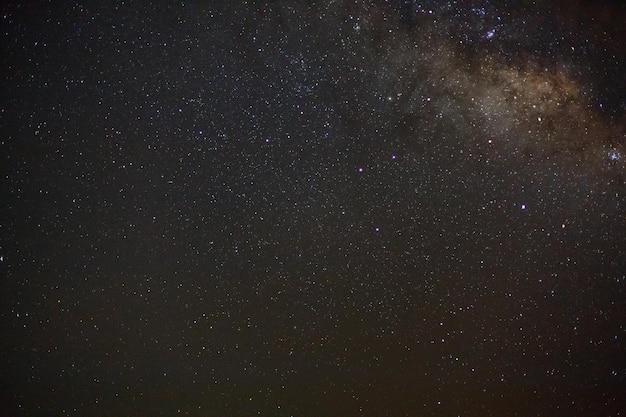 Milky way galaxy with stars and space dust in the universe