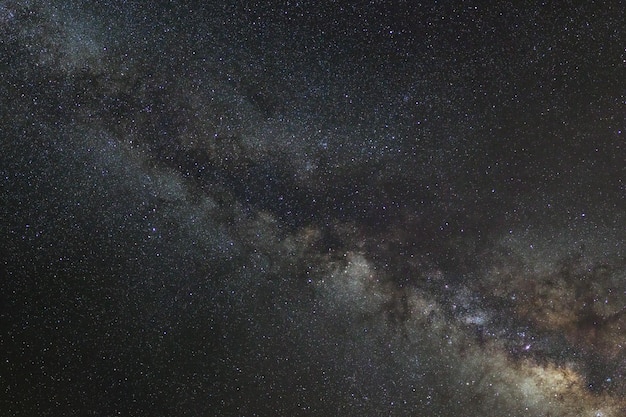 Milky way galaxy with stars and space dust in the universe