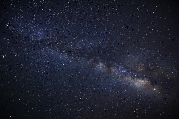 Milky way galaxy with stars and space dust in the universe