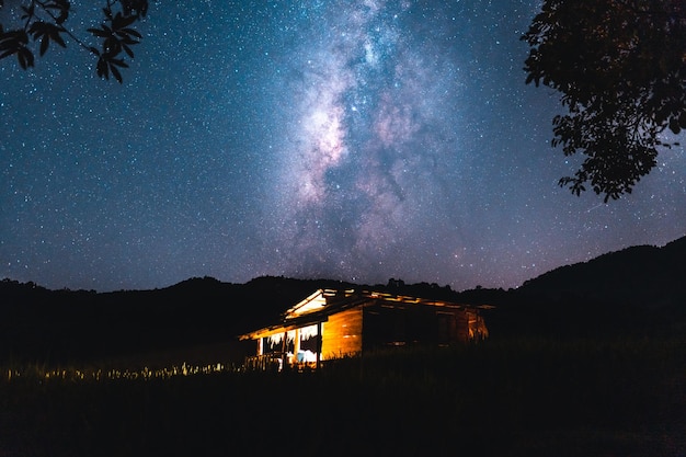 Milky Way galaxybeautiful stars at night